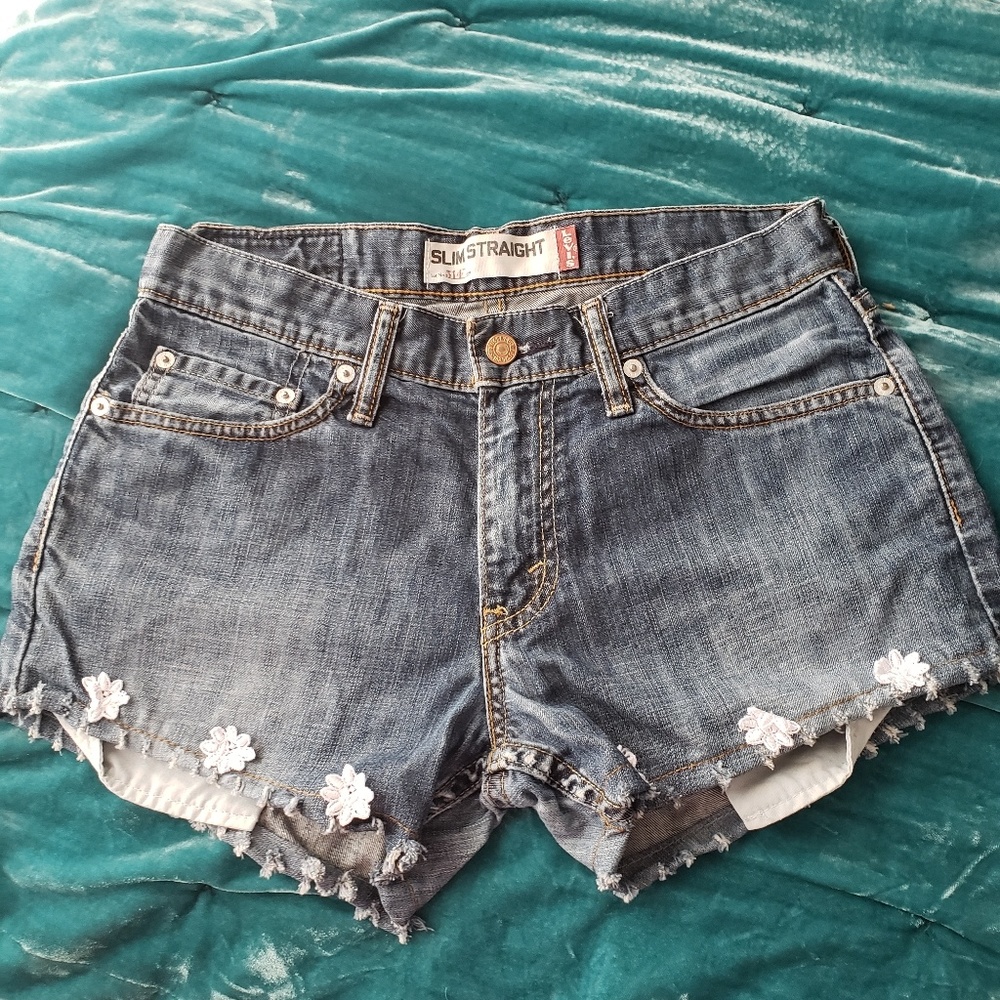 Vintage Repurposed 514 Levi's Shorts Size 28